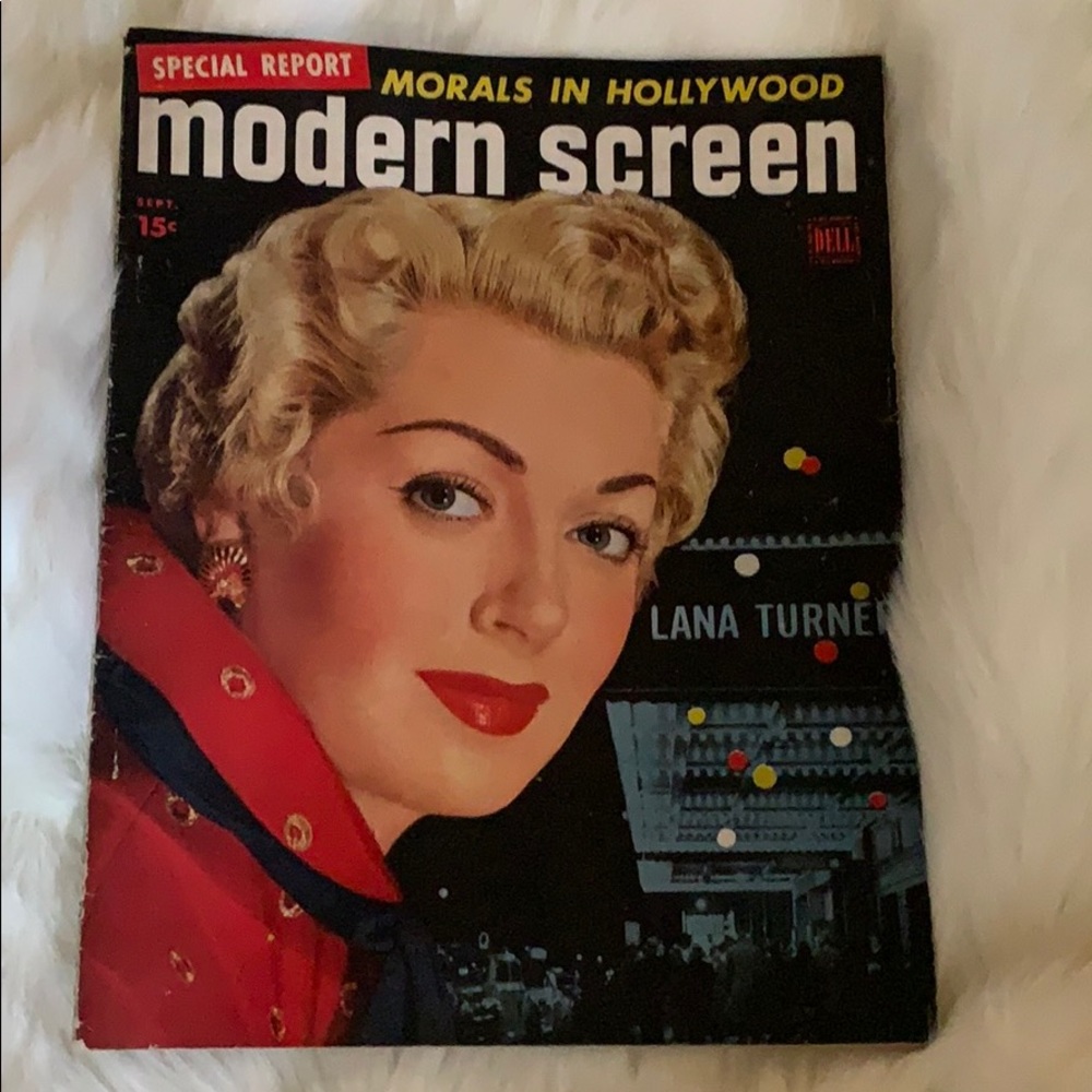Sept., 1950 Modern Screen Magazine Judy Garland